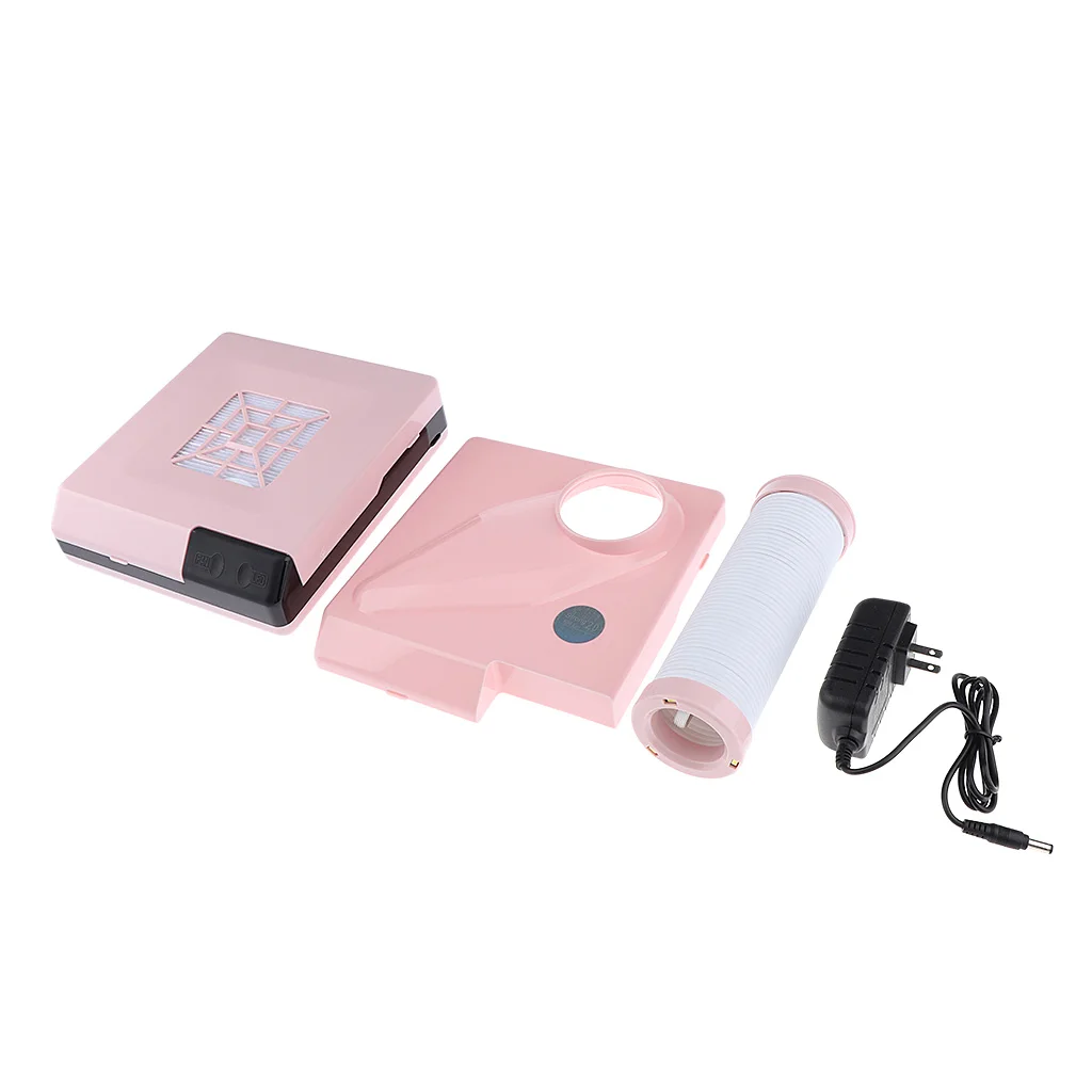 60W Nail Salon Dust Collector Suction Cleaner Fan No-spilling Filter