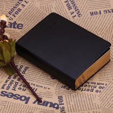 Классическая винтажная записная книжка журнал дневник альбом для рисования толстый пустой кожаный чехол