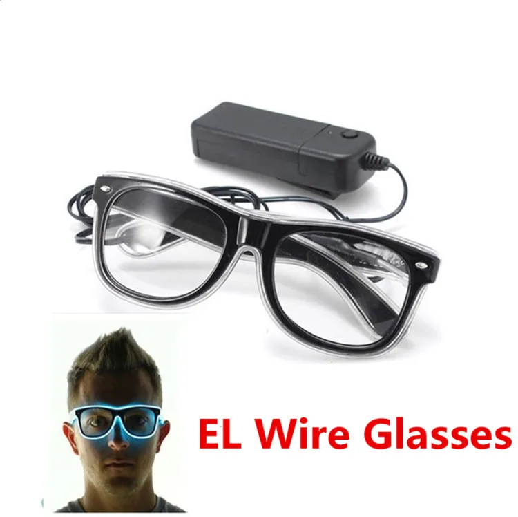 Quality Fashion Top font b El b font Wire Neon Light Up Shutter New Arrival Glow