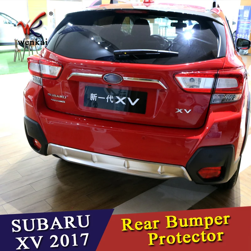 Внешняя задняя стальная накладка на бампер крыльев 1 шт. для Subaru XV GT3 GT7 2017 2018|skid plate
