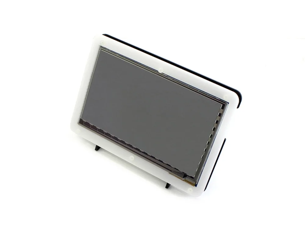 Двухцветный чехол Waveshare для Raspberry Pi 7 дюймов HDMI LCD сочетает в себе сенсорный экран и