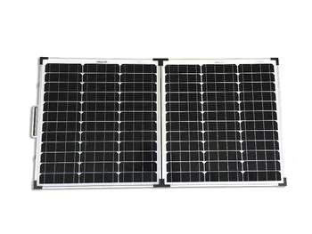 

80W Mono Portable solar panel, folding solar panel, easy carry and outdoor using,adjustable with bracket,80W mono solar panel