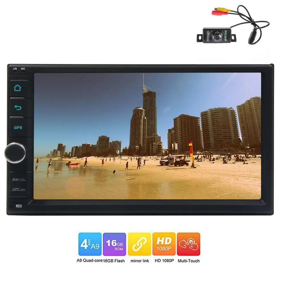 Android 6.0 2din Car Stereo Quad Core without DVD Player support GPS Navigation Radio Bluetooth USB SD WIFI Screen Mirror+Camera Android 6.0 2din Car Stereo Quad Core without DVD Player support GPS Navigation Radio Bluetooth USB SD WIFI Screen Mirror+Camera