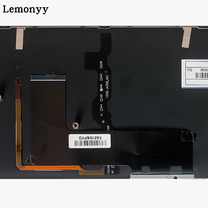 Laptop Keyboard for CLEVO P650 MP-13H86I0J430B 6-80-P6500-101-1 Italy IT Black with Frame and Backlit
