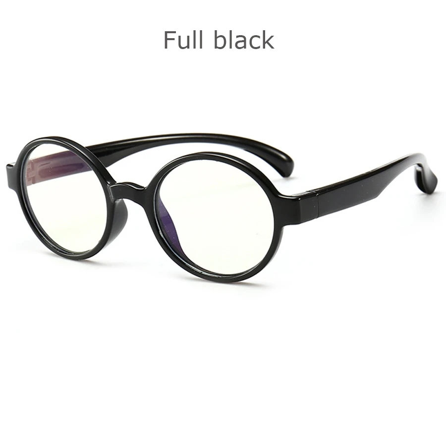 F012 full black Детские Студенческие оправа для очков, Детские анти-голубые лучи, легкие компьютерные оптические очки для маленьких мальчиков и девочек F012 - Цвет оправы: F012 full black