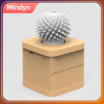 

Mindyn Handmade Flower shadow Infrared remote control LED flashing flower rotate speed adjustment Decoration Gifts