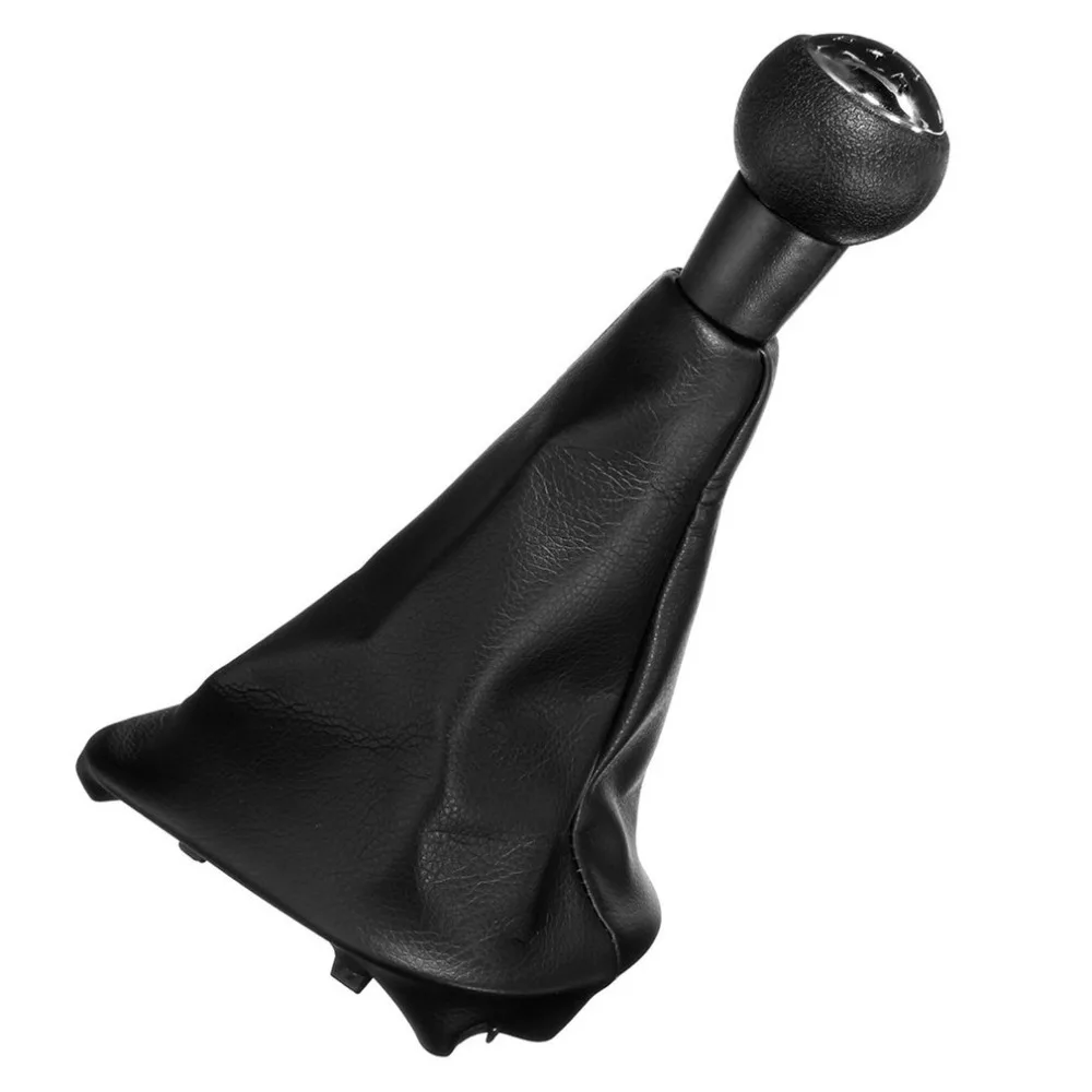 

5 Speed Gear Shift Stick Leather Gaitor Gaiter Knob Cover For PEUGEOT CC 308 207 307 Dirt-proof Anti-dust Car Styling Supplies