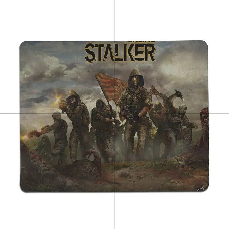 MaiYaCa Anti-Slip Best Choice Mouse Pad Stalker Mouse Mat Large Thicken Comfy Waterproof Gaming Rubber Mouse Pad - Color: No LockEdge 20x25cm