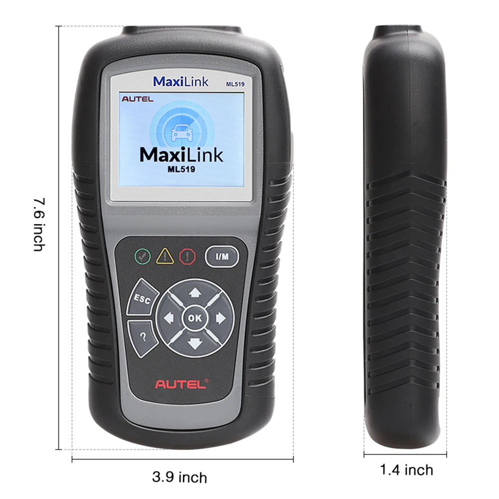 Новый AUTEL ML 519 AutoLink считыватель кодов неисправностей для всех OBD2 CAN EOBD JOBD|reader|can