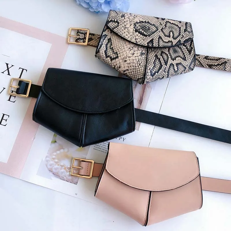 2020 Fashion Brand Women Waist Packs Leather Fanny Pack Belt Bag High Quality Phone Bags Small Travel Female | Багаж и сумки