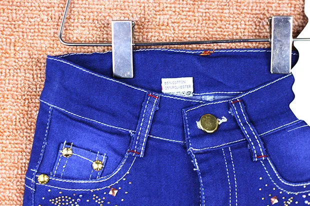 Розничная продажа синие джинсы для От 4 до 10 лет девочек|children jeans for girls|jeans girlsjeans