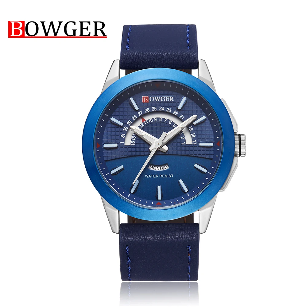 

Watch Men Top Luxury Brand Fashion Quartz Waterproof Multifunction Wristwatch Relogio Masculino Leather Watches Hotsale