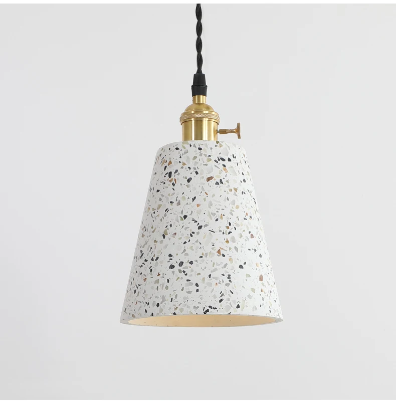 Скандинавская цементная люстра, винтажный промышленный стиль, лампа для ресторана, креативная личность, бар, спальня, тумбочка, DIY светильник