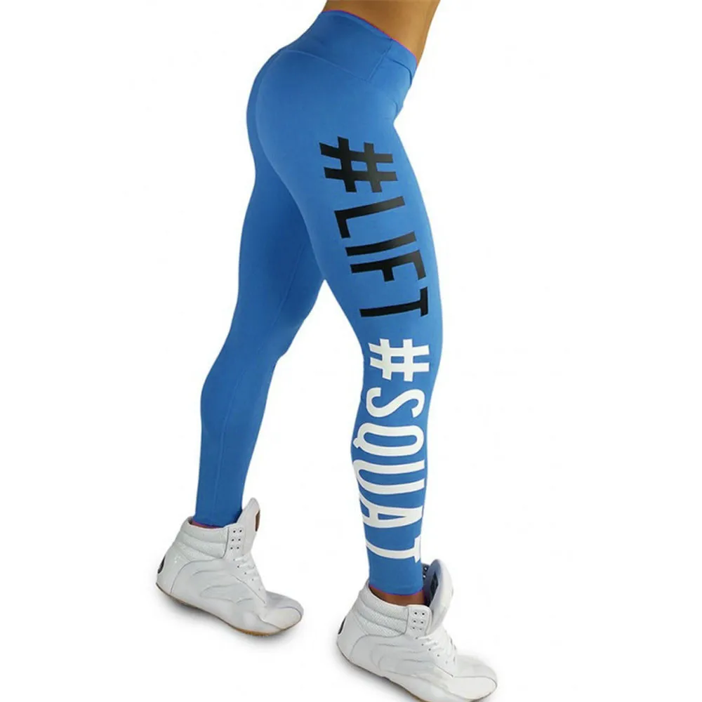 

2018 New Women Workout Leggings Fitness Sports Gym Running Yoga Athletic Pants Trousers Breathable Push Hips Gym Sportwear