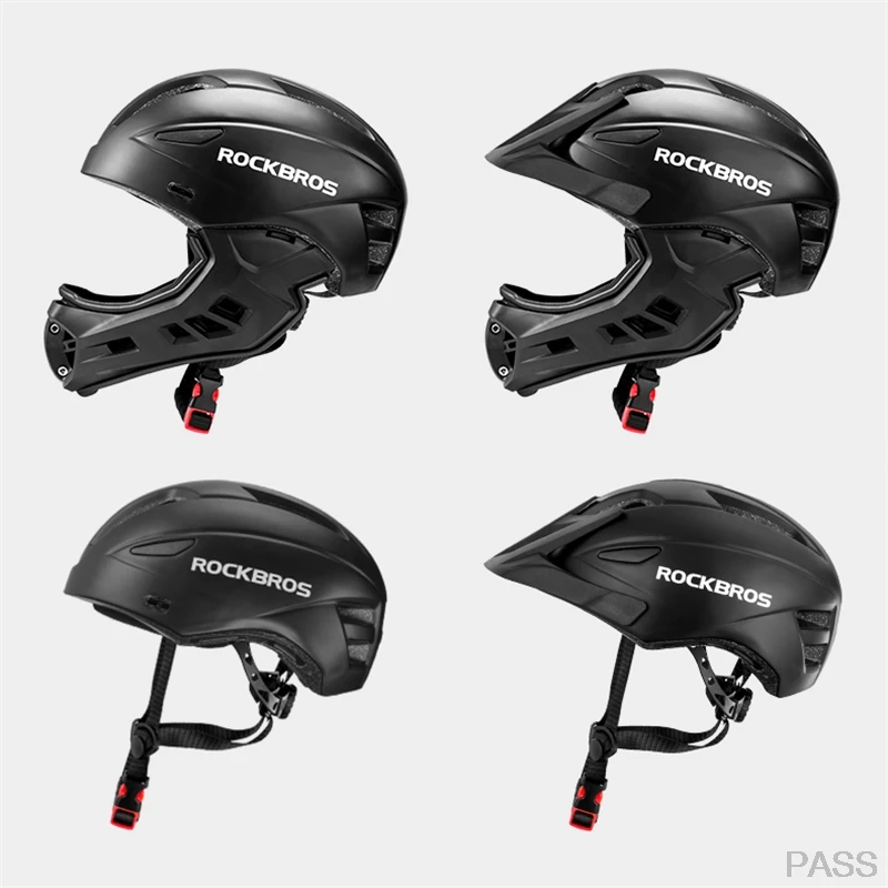 ROCKBROS мотоциклетный детский шлем сверхлегкий детский шлем для мотокросса открытый спортивный шлем для катания на коньках защитный шлем