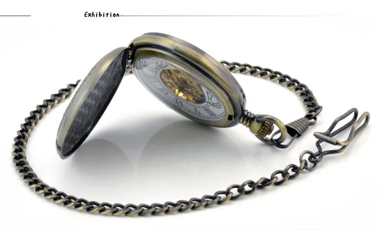 relógio de Bolso Fob Relógios Mens Relógio