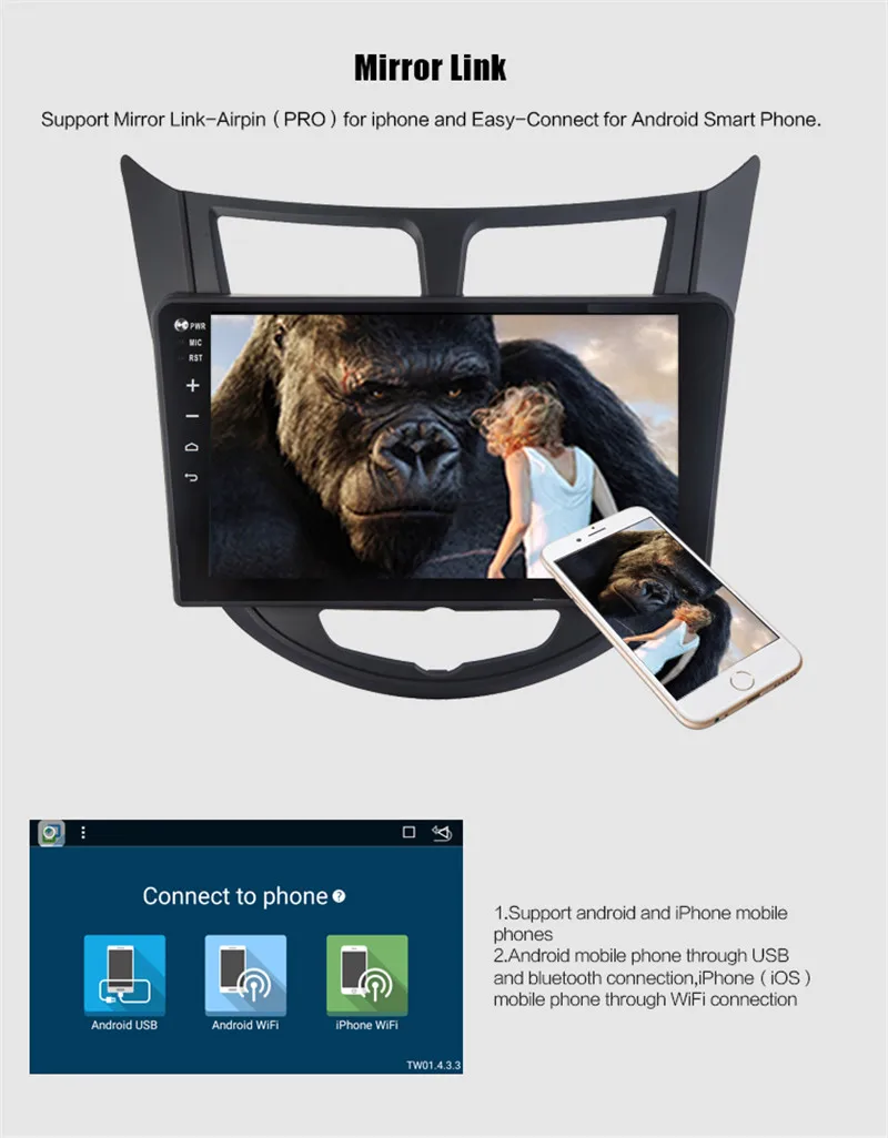 Excellent Roadlover Android 8.1 Car PC Multimedia Radio Player For Hyundai Verna 2010-2016 Stereo GPS Navigation Automagnitol 2 Din NO DVD 21 Excellent Roadlover Android 8.1 Car PC Multimedia Radio Player For Hyundai Verna 2010-2016 Stereo GPS Navigation Automagnitol 2 Din NO DVD 21