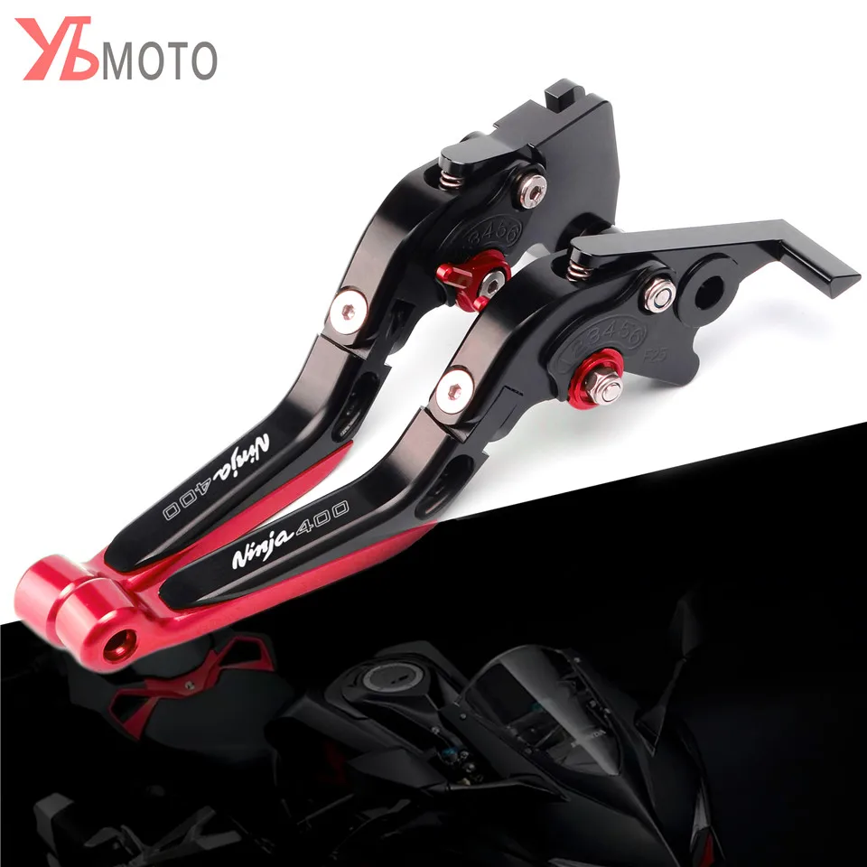 FOR KAWASAKI NINJA 400 NINJA400 2018 High quality CNC Motorcycle Accessories Adjustable Folding Extendable Brake Clutch Lever FOR KAWASAKI NINJA 400 NINJA400 2018 High quality CNC Motorcycle Accessories Adjustable Folding Extendable Brake Clutch Lever