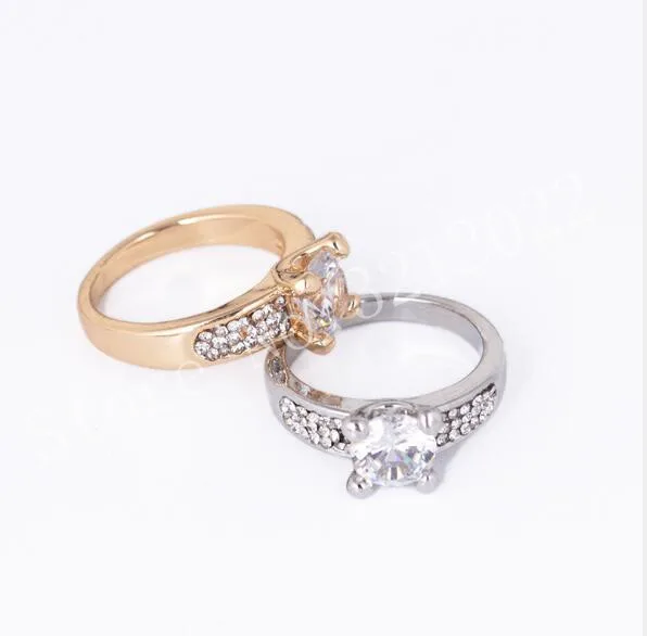 LUNPER Высокое качество титановые кольца из нержавеющей стали для влюбленных Кольцо с простым дизайном, золотой цвет, серебристый цвет Smart US размер 6-9 08