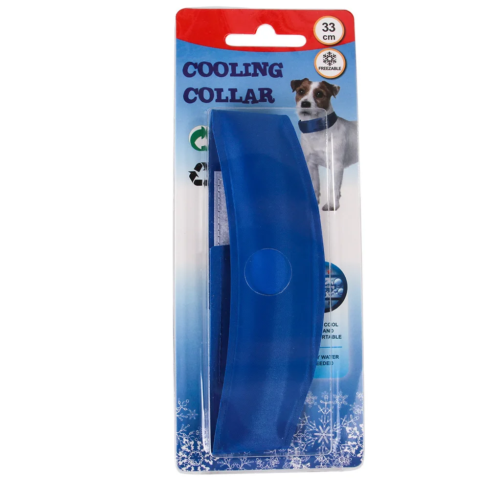 Wholesale Dog Cooling Collars Safe Gel Leash Pet Summer Sunstroke Prevention Cooling Neck Collar For Small Medium Large Dogs 1pc