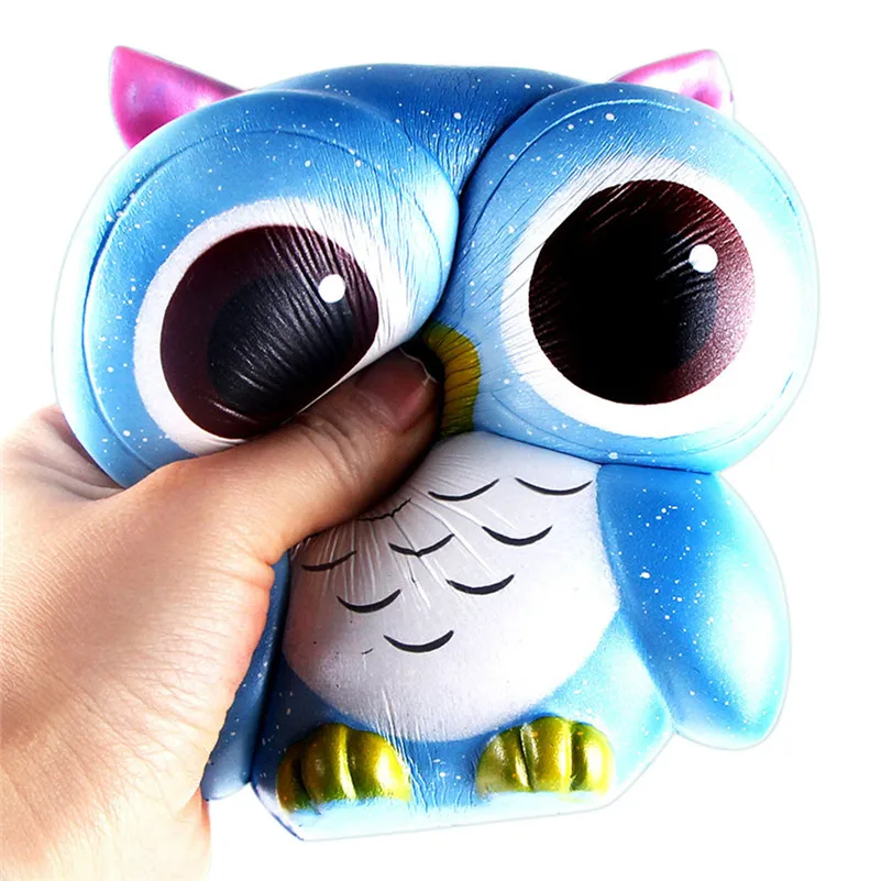 15 cm belle galaxie hibou crème parfumée Squishy lente augmentation jouets à presser CollectionStress lingettes montantes jouets anti-stress A1