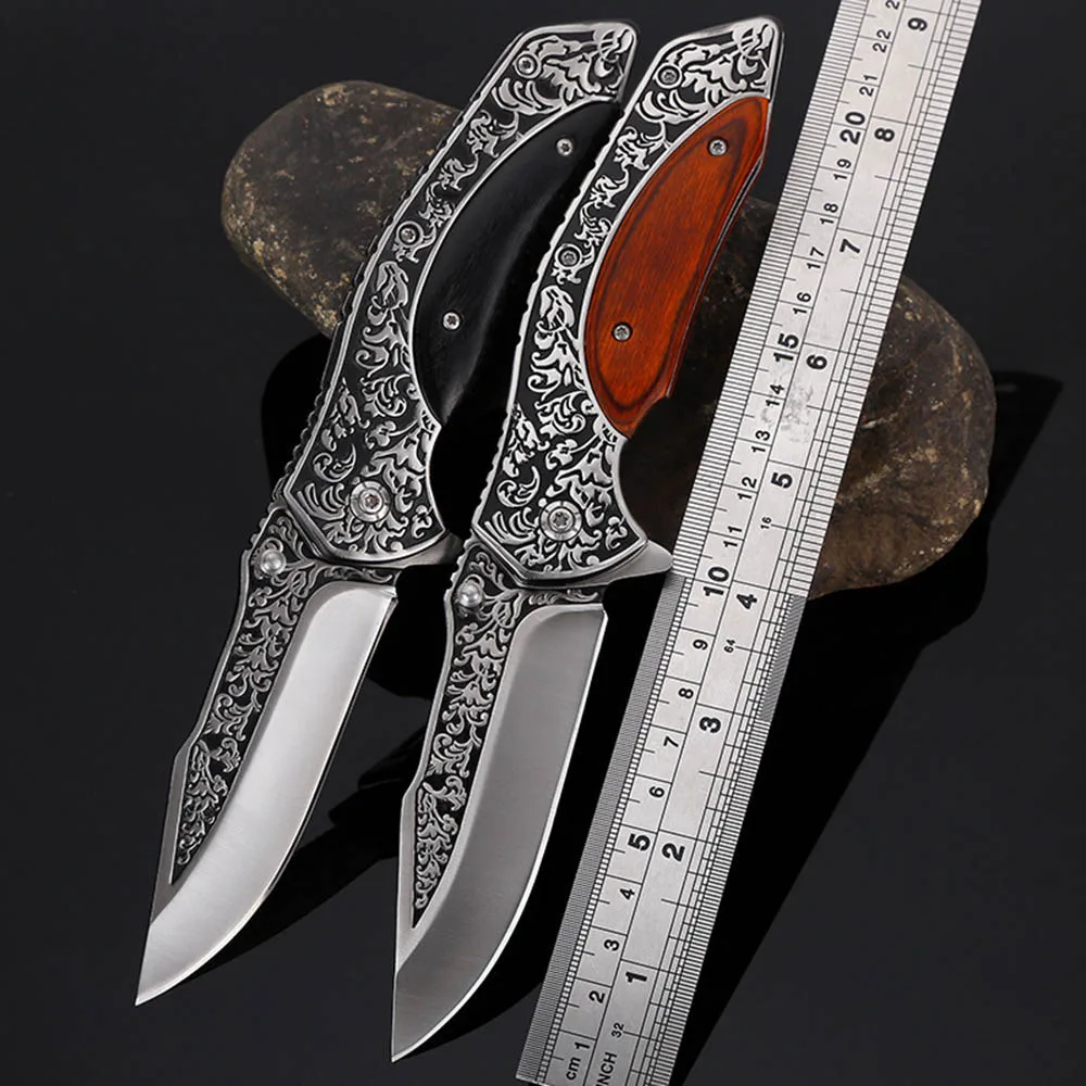 

AZRAEL OD063 New Arrival Folding Knife Mini Portable Key Edc Stainless Fold Camping Tactical Pocket Ring Outdoor Tools Hunt