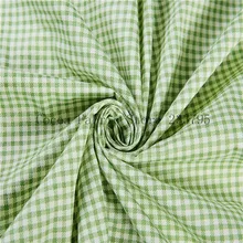 100 см x 160 см хлопковая ткань, стеганая ткань, текстильная ткань для дома, «сделай сам» ручной работы текстиль зеленая клетчатая серия QQ-9687