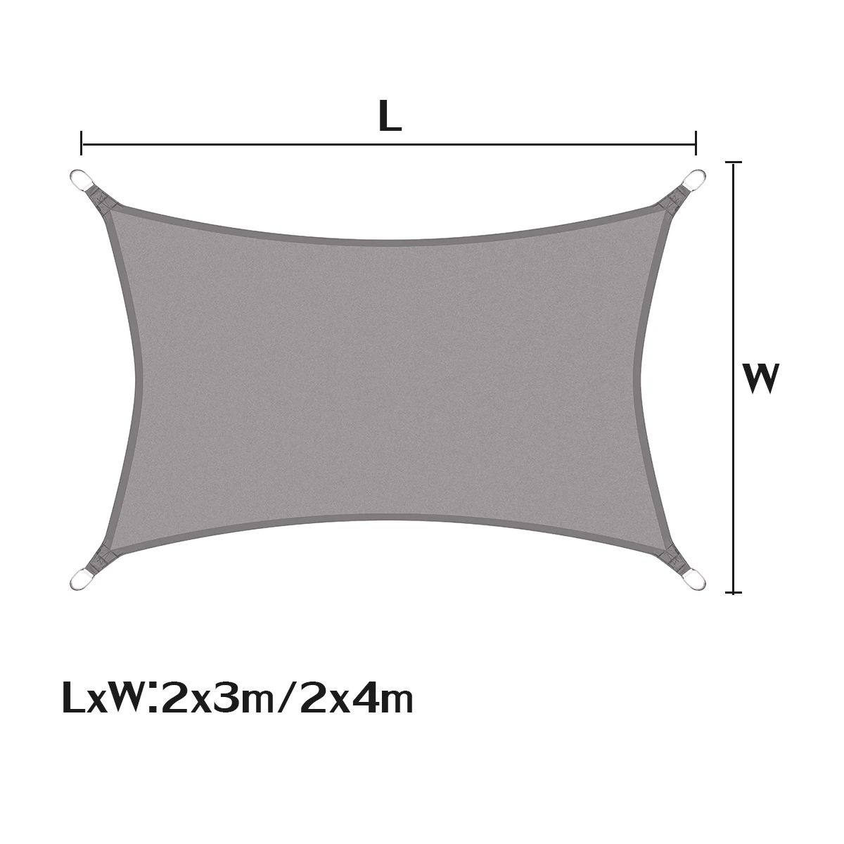 160GSM رمادي عالية الكثافة البولي ايثيلين Farbic في مستطيل 2x3/2x4 متر قابل للسحب الشمس الظل المأوى في الهواء الطلق الشمس المأوى الشمس الظل 160GSM رمادي عالية الكثافة البولي ايثيلين Farbic في مستطيل 2x3/2x4 متر قابل للسحب الشمس الظل المأوى في الهواء الطلق الشمس المأوى الشمس الظل