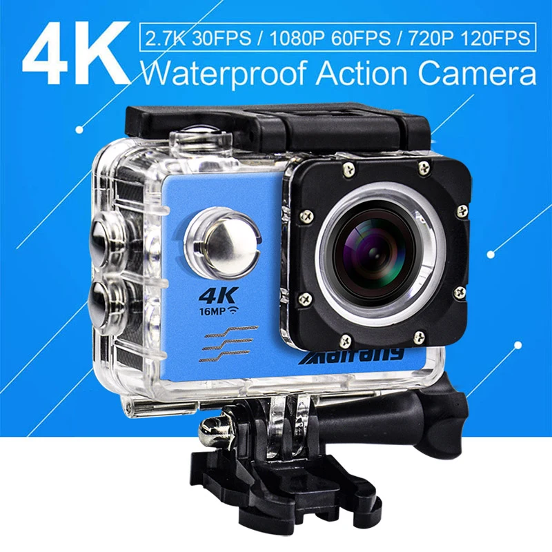 Goedkoop 4 k 30PFS 16MP Camera 4 k WIFI 2 Lcd scherm 1080 p 60PFS maifang Waterdicht GO remote Cam deportiva pro Onderwater Actie Camera