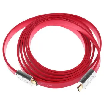

ULT-unite Red High Speed HDMI Cable Supports 4K Ultra HD 3D 1080p Ethernet 28AWG