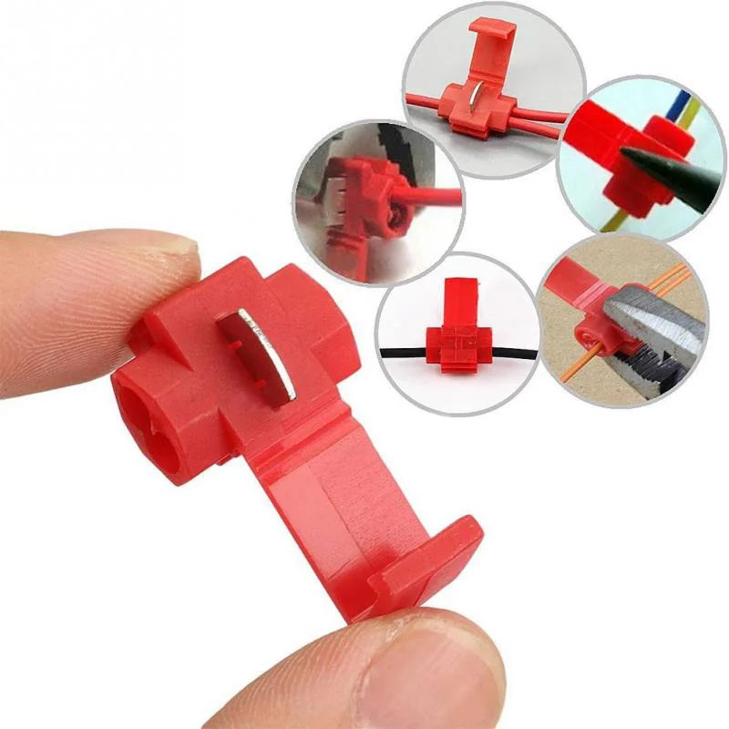 

20/50pcs Electrical Cable Connectors Wire Terminals Crimp Fast Quick Splice Lock WWO66