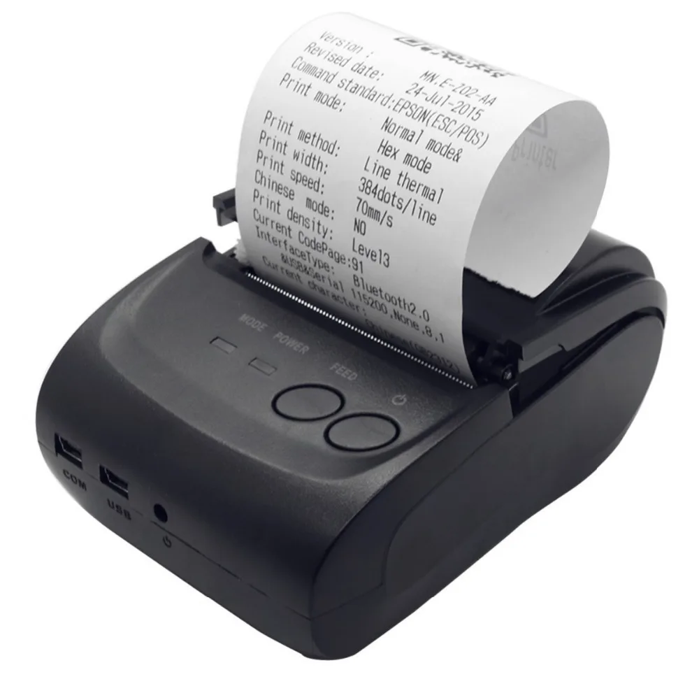 Best price 3PCS Protable 58mm Bluetooth Mobile Phone Printer Mini Thermal Receipt Printer for Samsung Android Smartphone