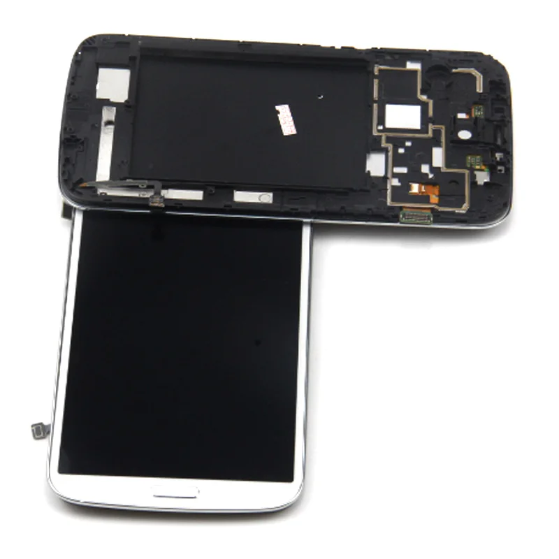 Супер AMOLED lcd для SAMSUNG Galaxy Mega 6 3 i9200 i9205 сенсорный экран дигитайзер Рамка сборка ЖК