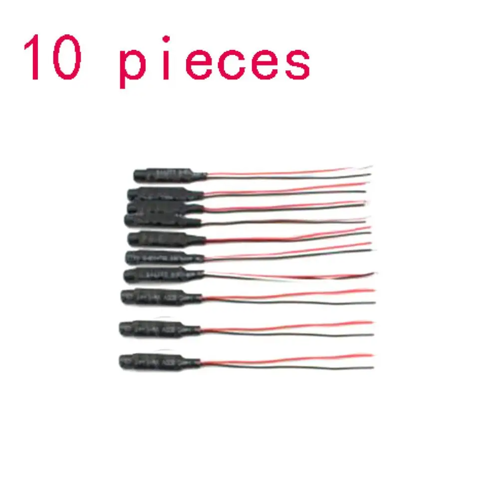

10 Pieces Mini CCTV Mic Sound Monitor High Sensitive Audio Pickup Device Tiny CCTV Microphone for Security Camera