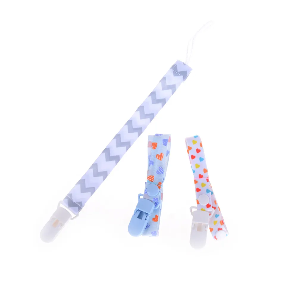 

Baby Pacifier Clips Chain 28cm Dummy Nipple Belt Teether Pacifier Holder Clip Soother Chain
