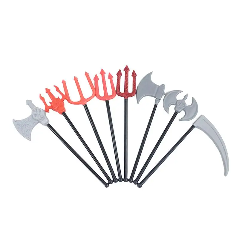 8pcs plastic halloween costume props weapon axe sickle kid trick toys party cosplaychina - Costume Props 8pcs plastic halloween costume props weapon axe sickle kid trick toys party cosplaychina - Costume Props