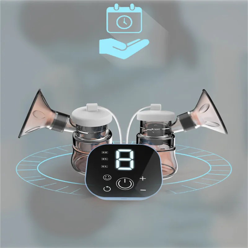 Double-Electric-Breast-Pumps-Powerful-Intelligent-Automatic-Baby-Breast-Feeding-Milk-Extractor-Accessories-With-USB-BPA (2)