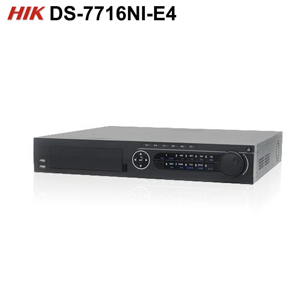 International HIK 16CH NVR DS-7716NI-E4 Support 4 SATA HDD Network Video Recorder 5MP NVR for IP Camera Free Update