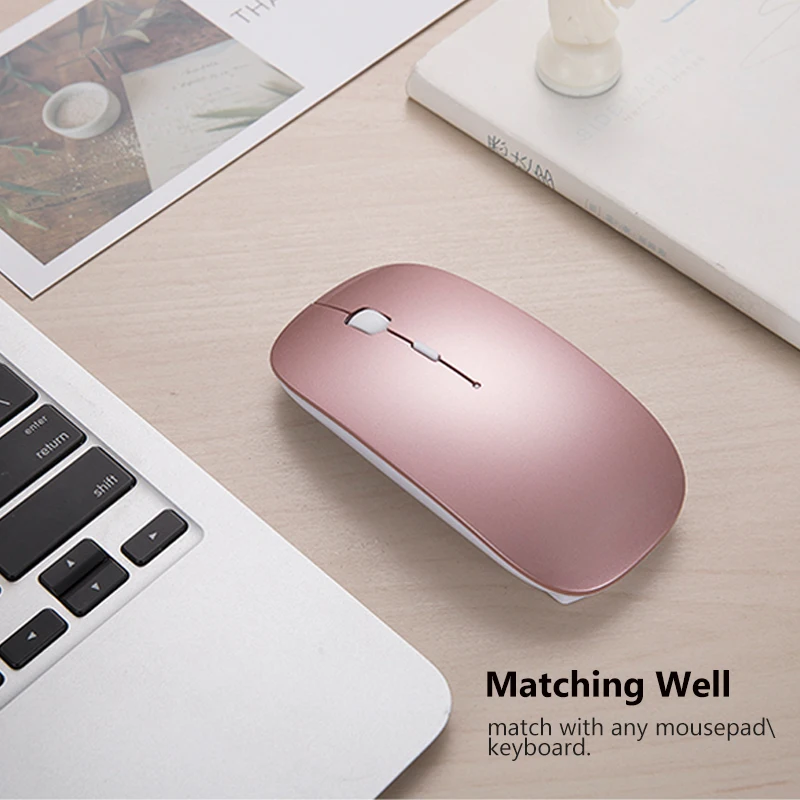 Wireless Tablet Mouse for Computer Android Tablets Windows PC Rechargeable Usb Mouse for Macbook Acer Asus Lenovo Xiaomi