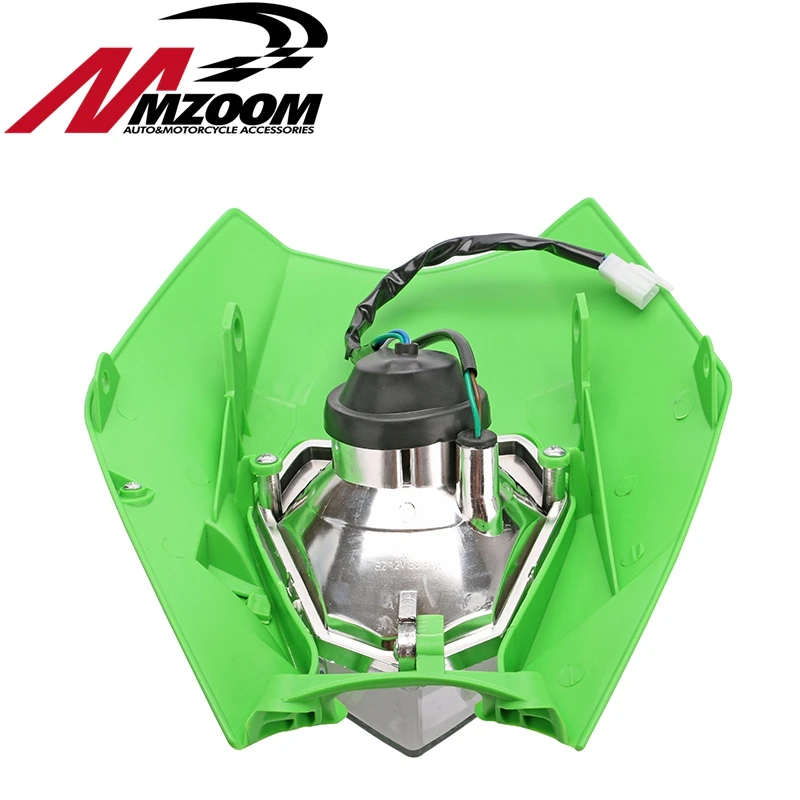 Бесплатная доставка mzoom мотоцикла Байк Мотокросс Супермото УНИВЕРСАЛЬНЫЙ фара