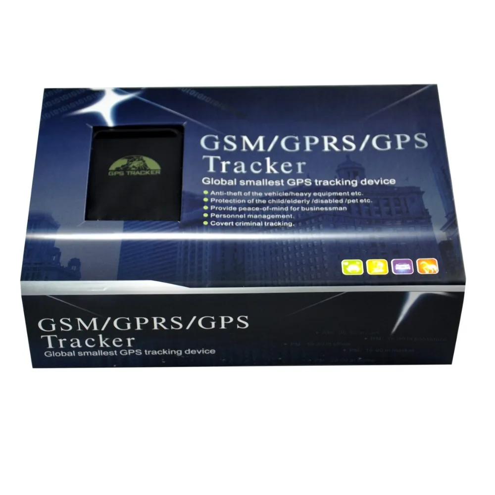 Стандартные комплектные аксессуары Мини Автомобильный GPS/GSM/GPRS трекер TK102 в