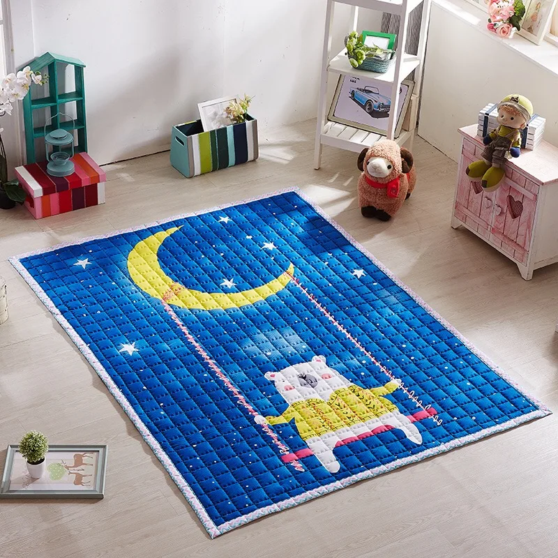 150x200cm Baby Gym Mat Baby Climb Pad Cotton Oversize Children's Game Pad Baby Play Mat Floor