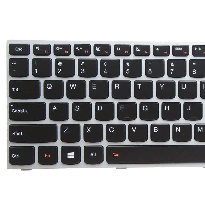  GZEELE US English Backlit Silver Keyboard for Lenovo G50 Z50 B50-50 B50-30 G50-70A G50-70H G50-30 G