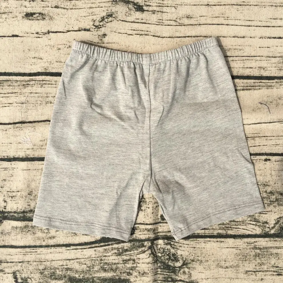 children boutique blank kids short pants cotton summer cool clothing