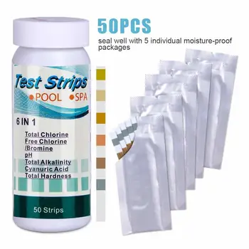 

Spa Water Tests Strip Alkaline Acid Without Chlorine Bromine PH Paper Er Pool Cleaner Intimate Pool Accessories