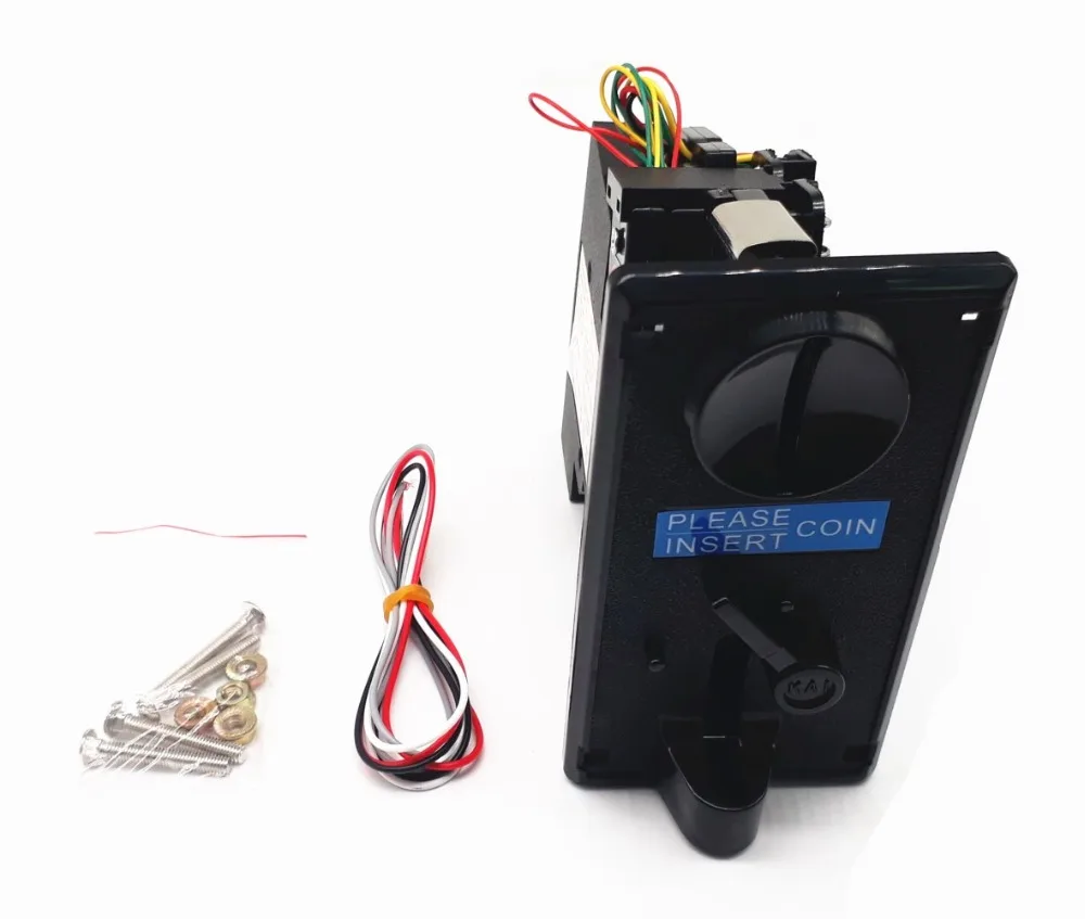 

Plastic front plate 738c Advanced CPU Coin Selector coin Acceptor for vending machine, massage chair,etc