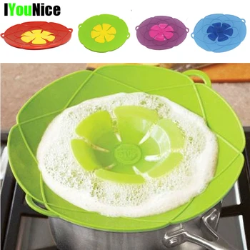 

Flower Silicone Boil Over Spill lid Stopper Cookware Parts Kitchen Gadgets Cooking Pot Lids Utensil as seen on tv