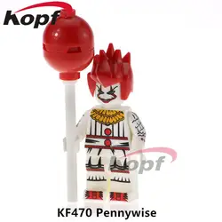 20 шт. строительные блоки Супер Герои клоун Pennywise Figuers Redux Джокер с красным шаром Кирпичи Игрушка-подарок для детей KF470