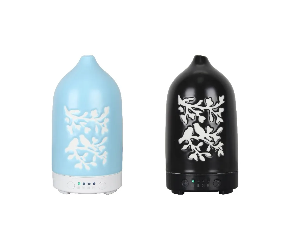 

100 ml Hand Crafted Ceramic Ultrasonic Air Humidifier Portable Mini Aroma Essential Oil Diffuser for Car Room Home Office