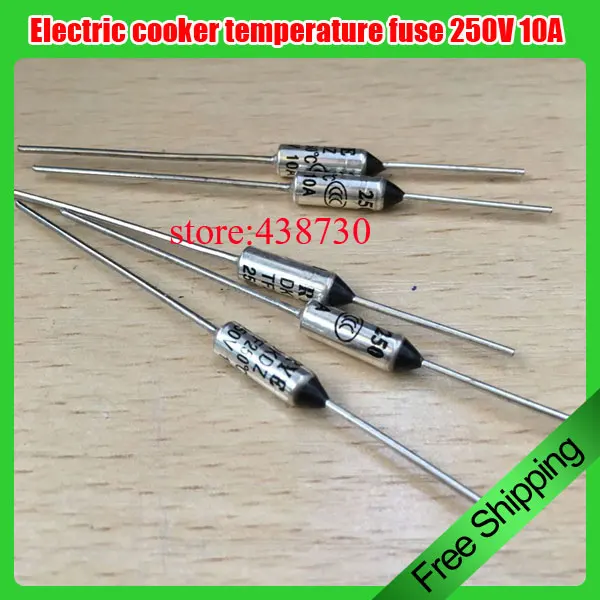 100pcs Electric cooker temperature fuse / 250V10A thermal fuse